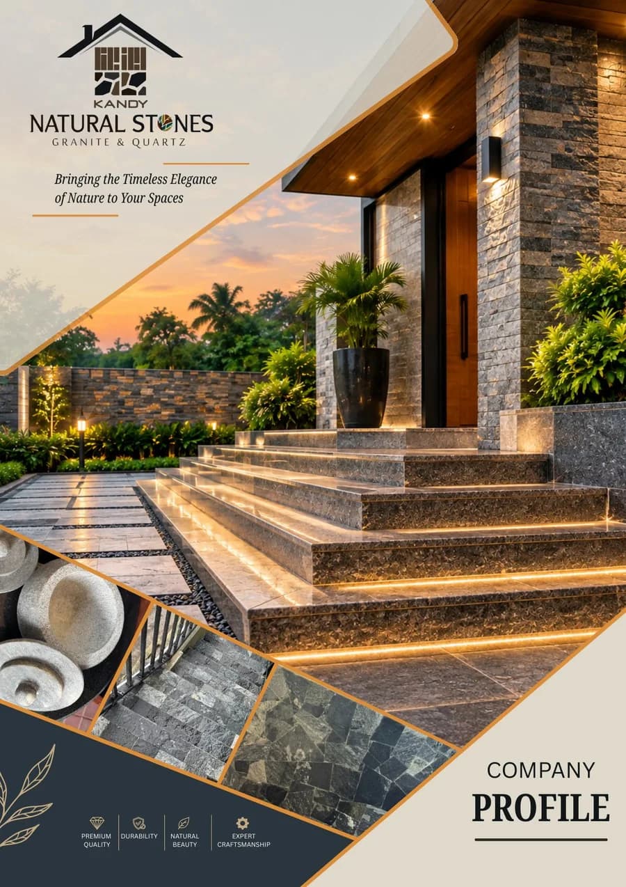 Cover of the Kandy Natural Stones Granite and Quartz company profile